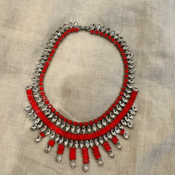 J.Crew Crystal Statement Necklace - Picture 1 of 2